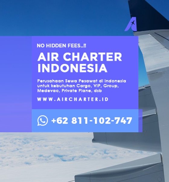 Harga Carter Pesawat Garuda Indonesia